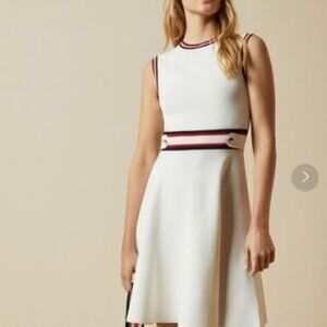 Ted Baker Apryll Knitted Sleeveless Skater Dress